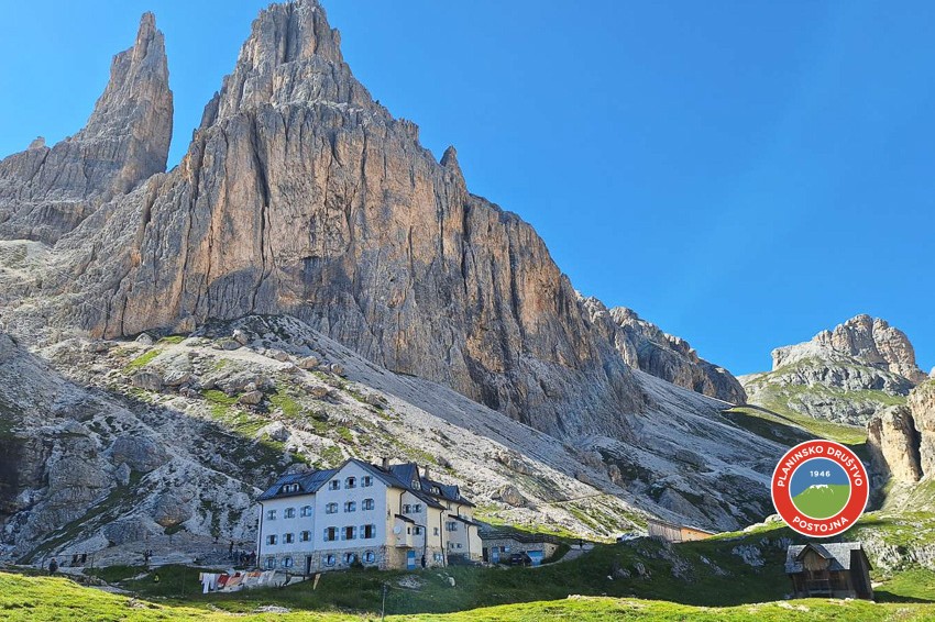 V osrčje Dolomitov  do koče Santner