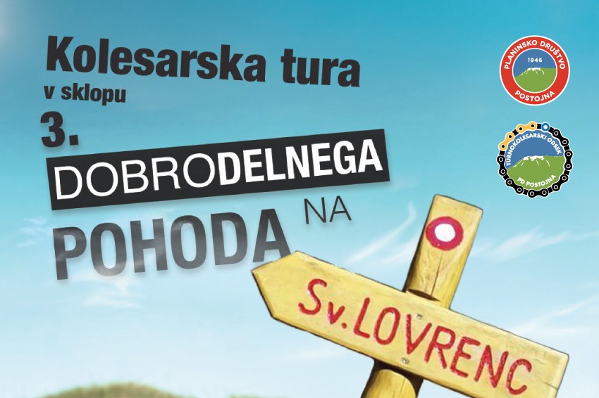 Kolesarska tura v sklopu 3. dobrodelnega pohoda na Sv. Lovrenc