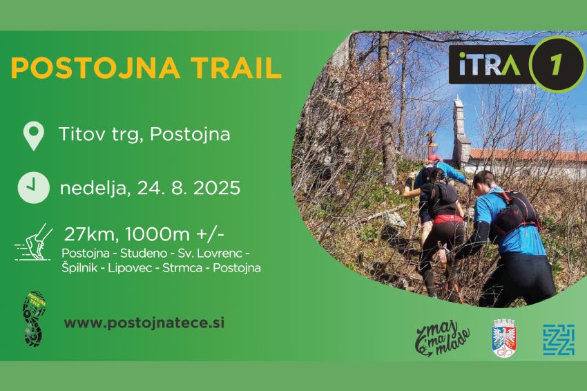 Postojna teče vabi na 2. TORBAR TRAIL